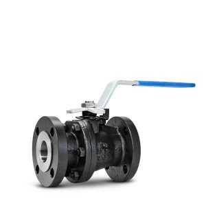 Floating ball valve two piece body FluoroSeal