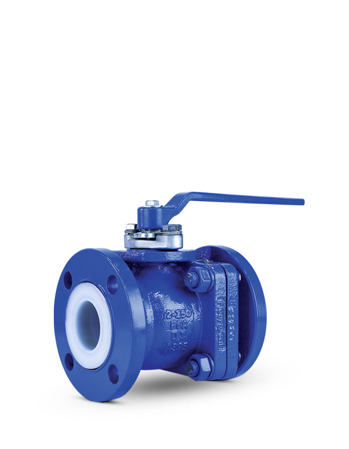 Lined ball valve FluoroSeal