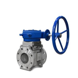 Sleeved plug valve FluoroSeal gear operated lv